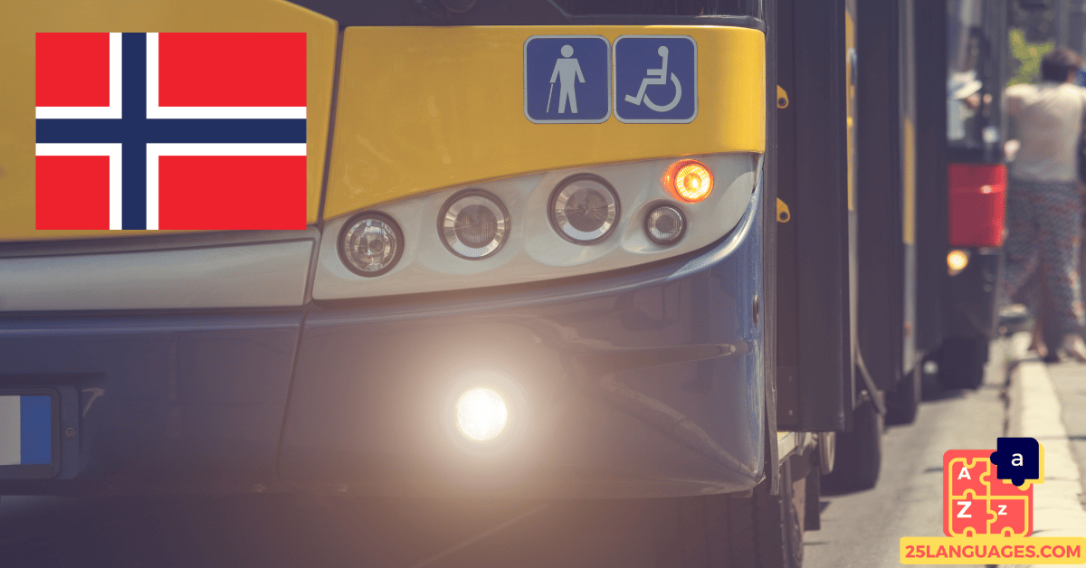 Learn Norwegian - Phrases for Public transportation