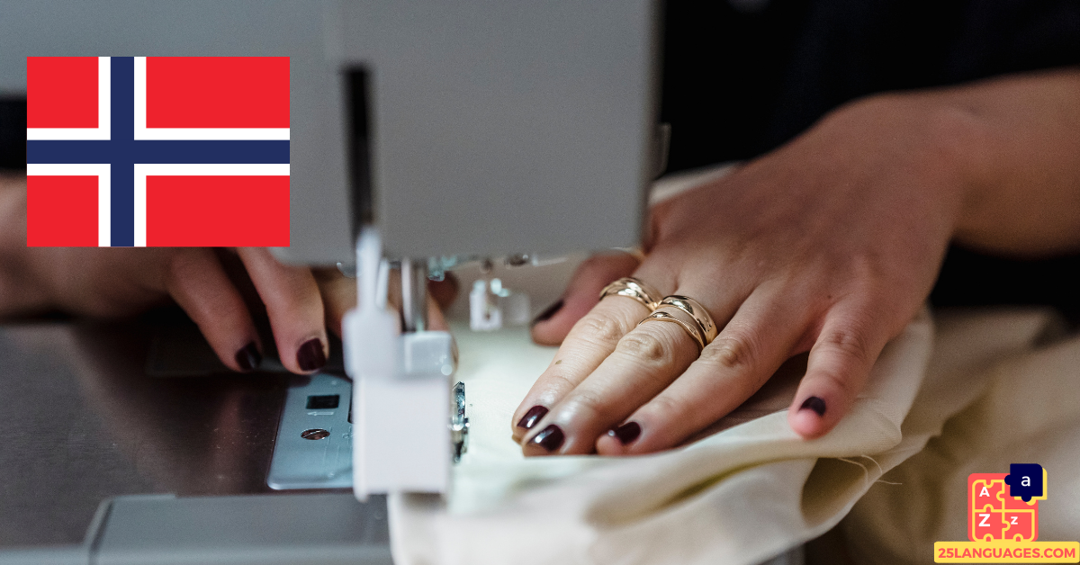 Learn Norwegian - Sewing Tools