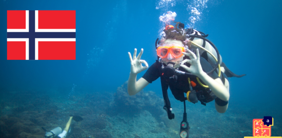 Apprendre le norvégien - Équipements de natation et de plongée