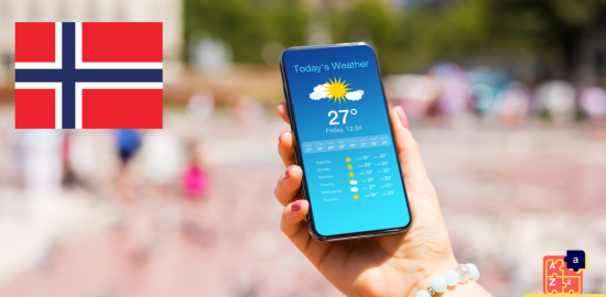 Apprendre le norvégien - Météo