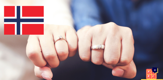 Apprendre le norvégien - Vocabulaire des mariages et fiançailles