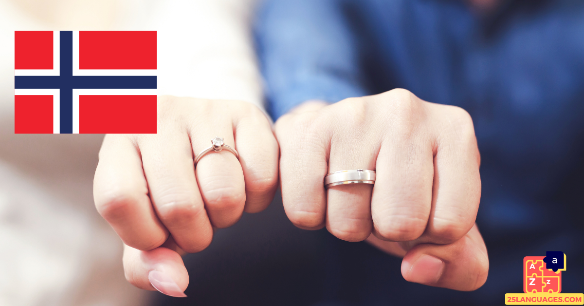 Learn Norwegian - Wedding and Engagement Vocabulary