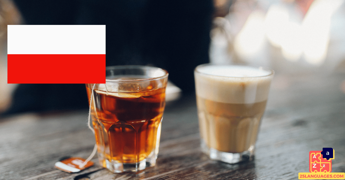 Apprendre le polonais - Boissons