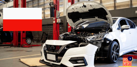 Learn Polish - Car Parts