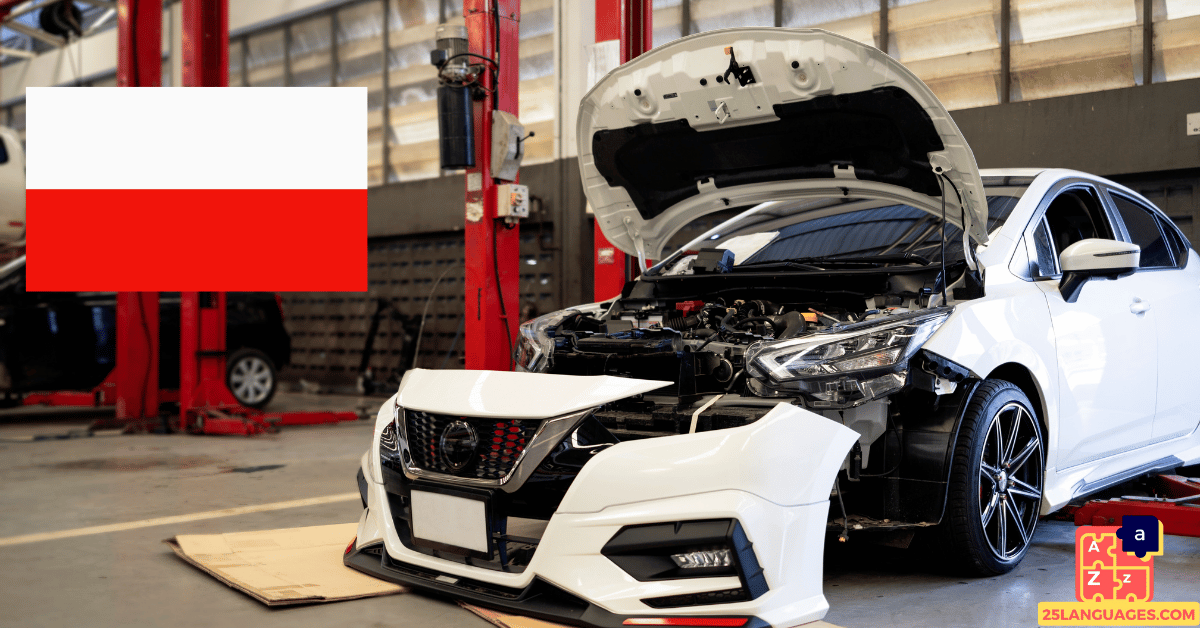 Learn Polish - Car Parts