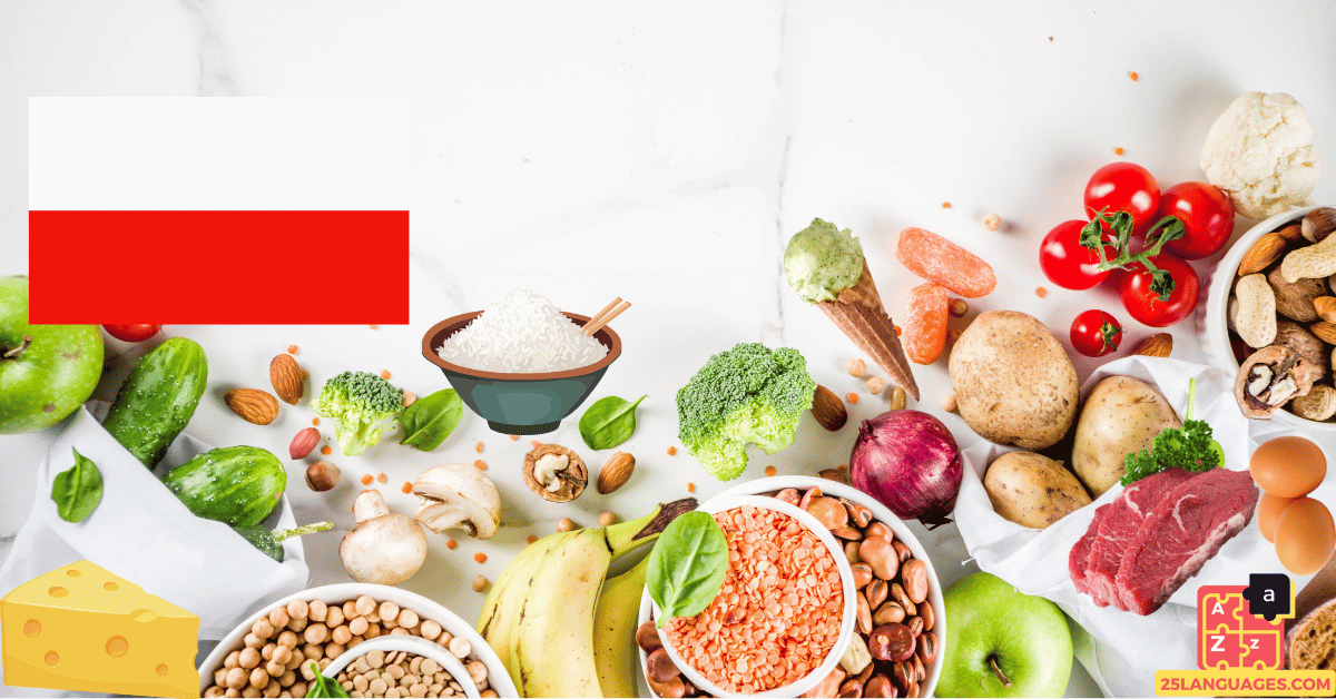 تعلم البولندية - أسماء الطعام