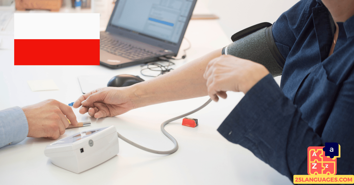 تعلم البولندية - عبارات عند زيارة الطبيب