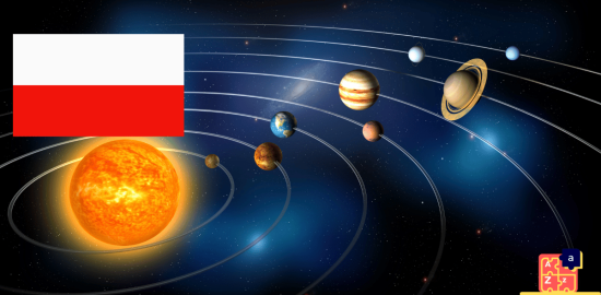 Learn Polish - Planets of the Solar System