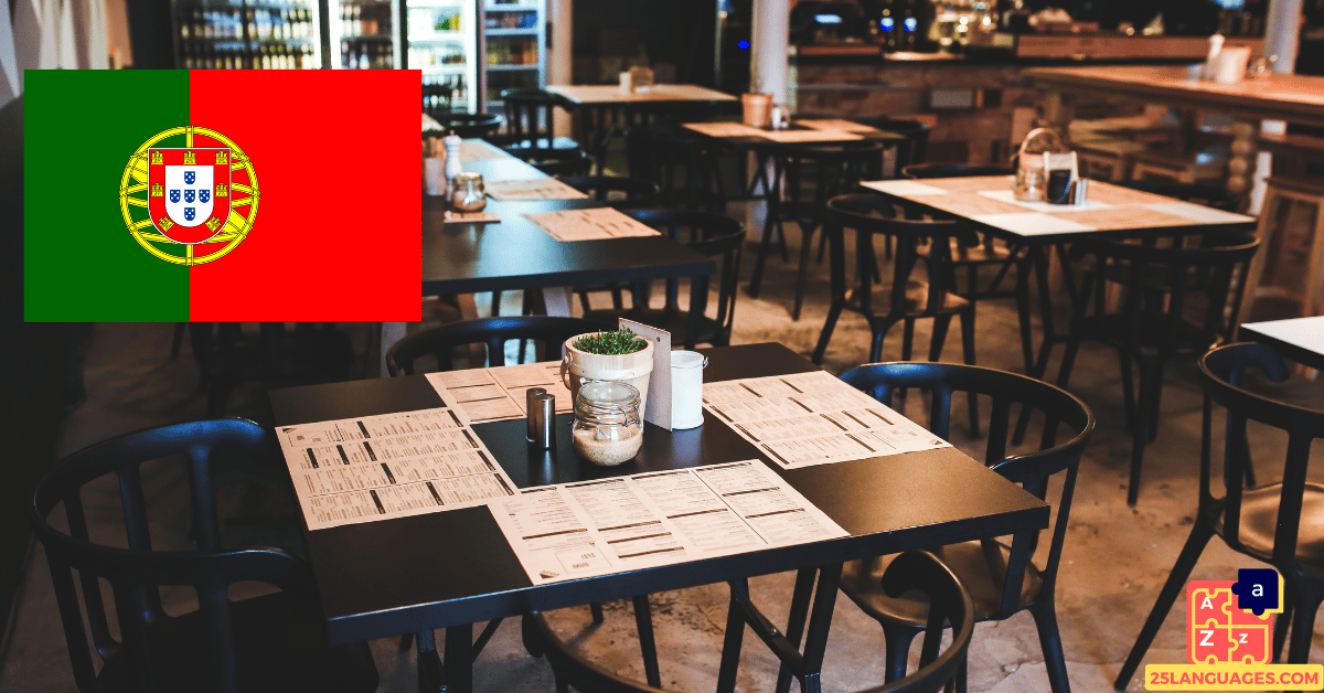 Learn Portuguese - Cafe Vocabulary