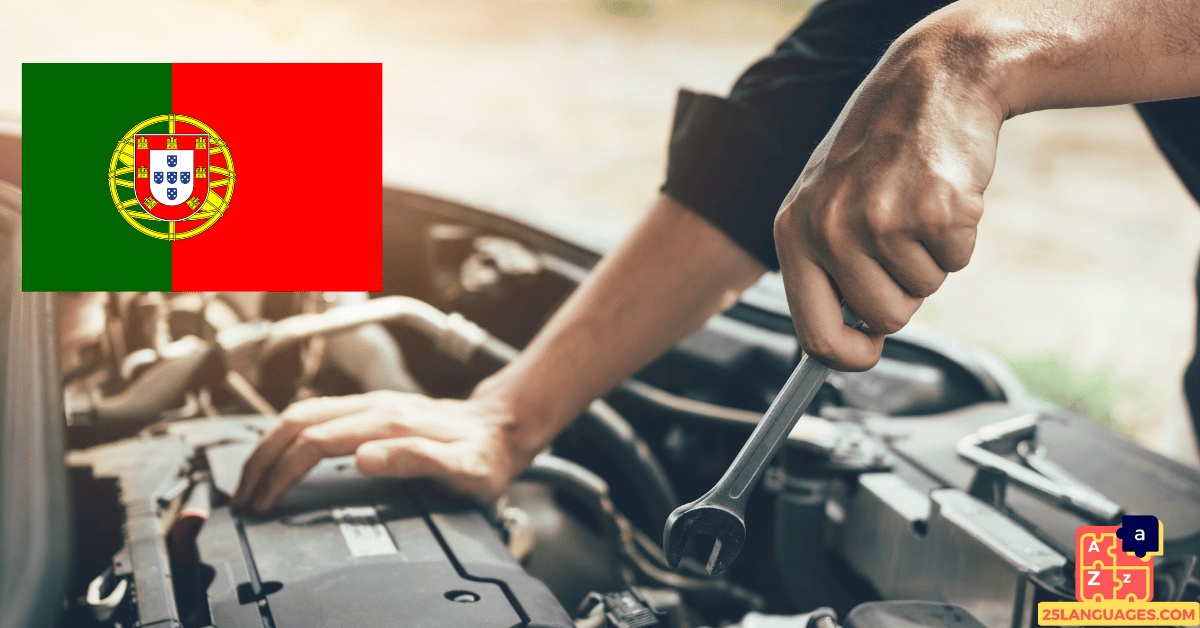 Learn Portuguese - Mechanic Tools