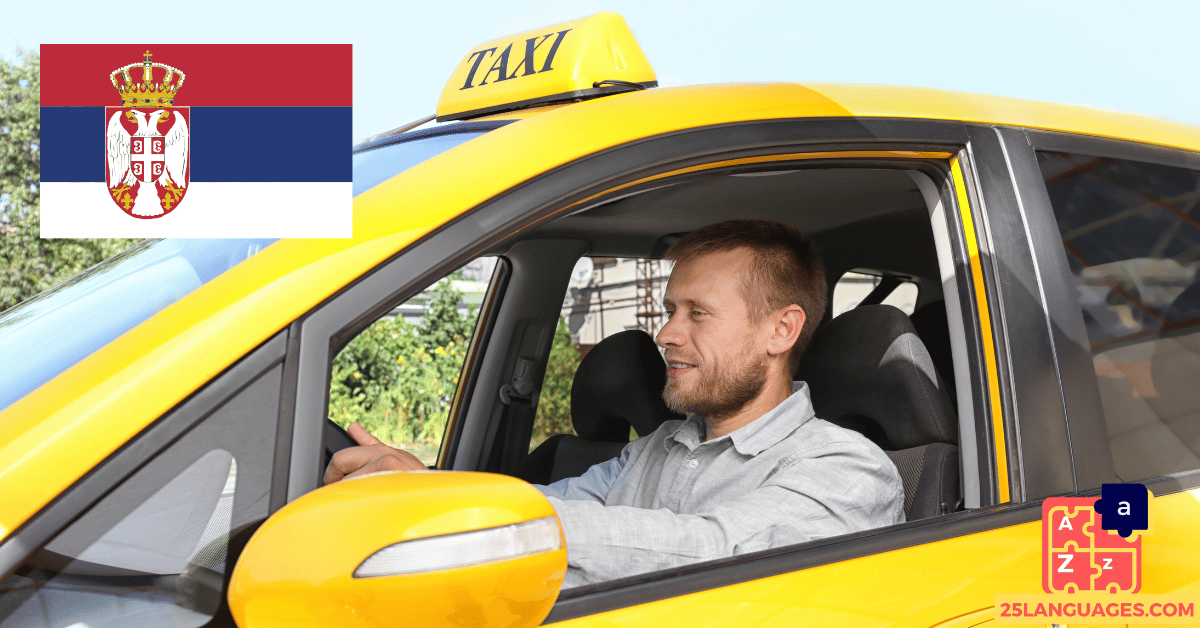 Learn Serbian - Phrases In a taxi