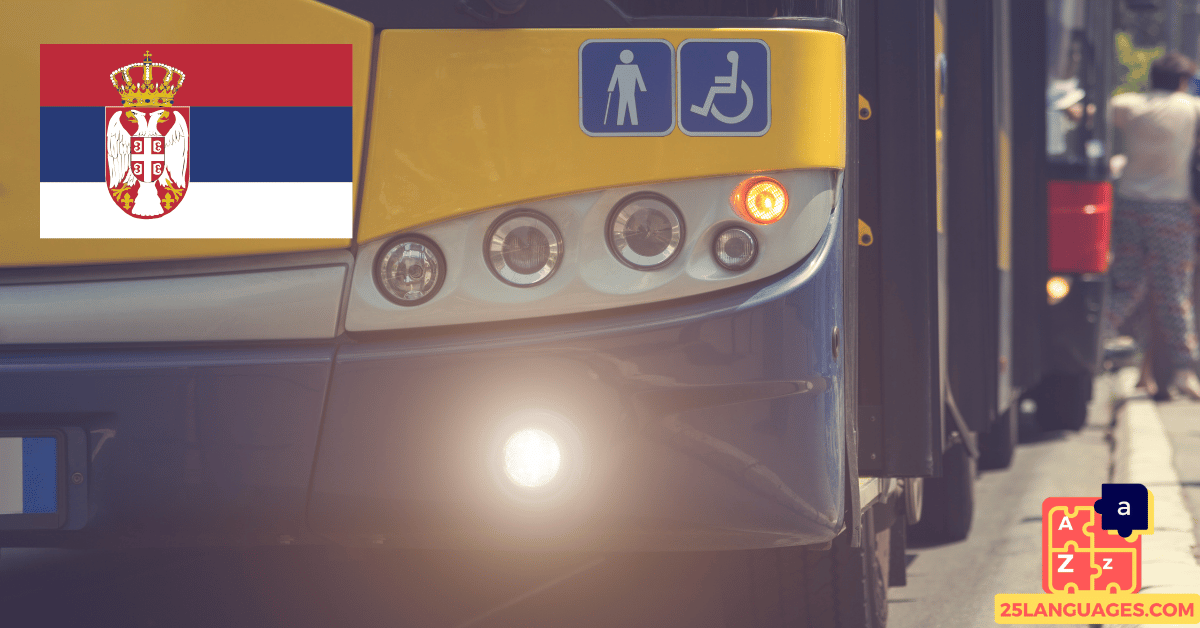 Learn Serbian - Phrases for Public transportation