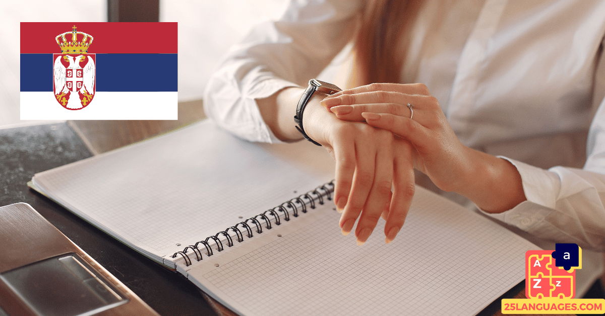 Learn Serbian - Phrases for Telling time