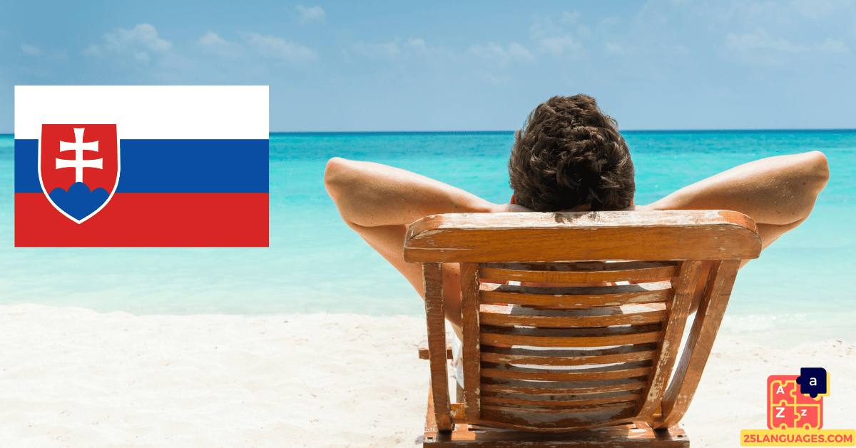 Apprendre le slovaque - Vocabulaire de la plage