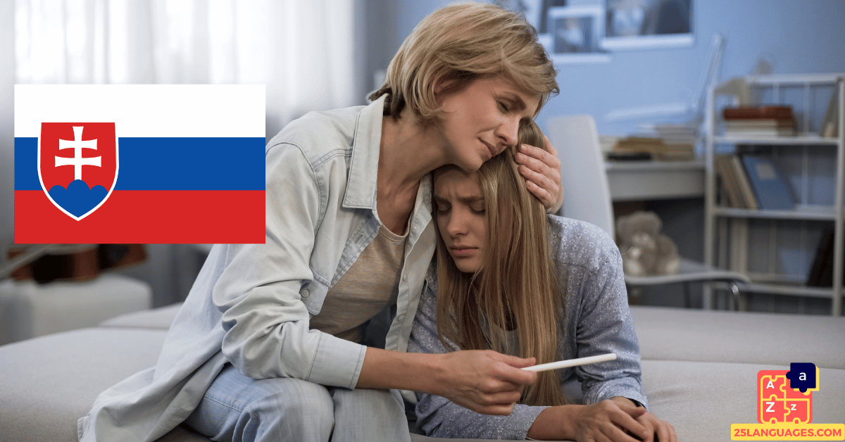 Learn Slovak - Consolation and Moral Support