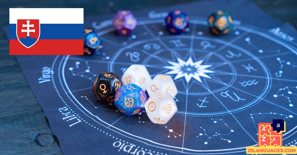 Apprendre le slovaque - phrases pour horoscopes personnels
