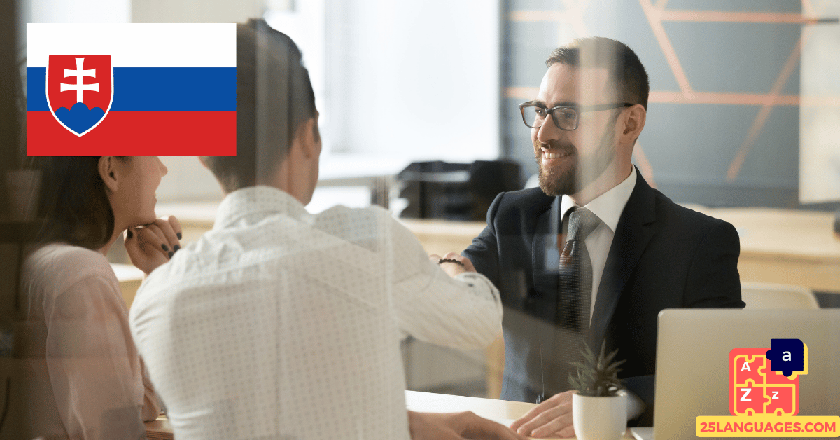 Learn Slovak - Phrases in the bank