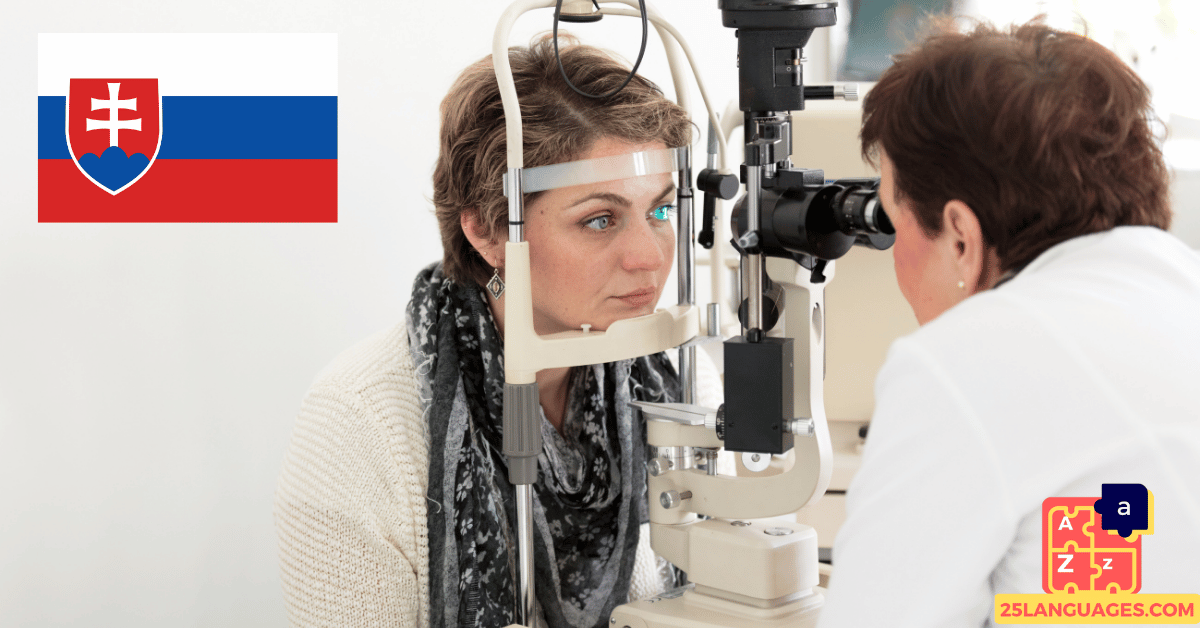 Learn Slovak - Phrases At the optician