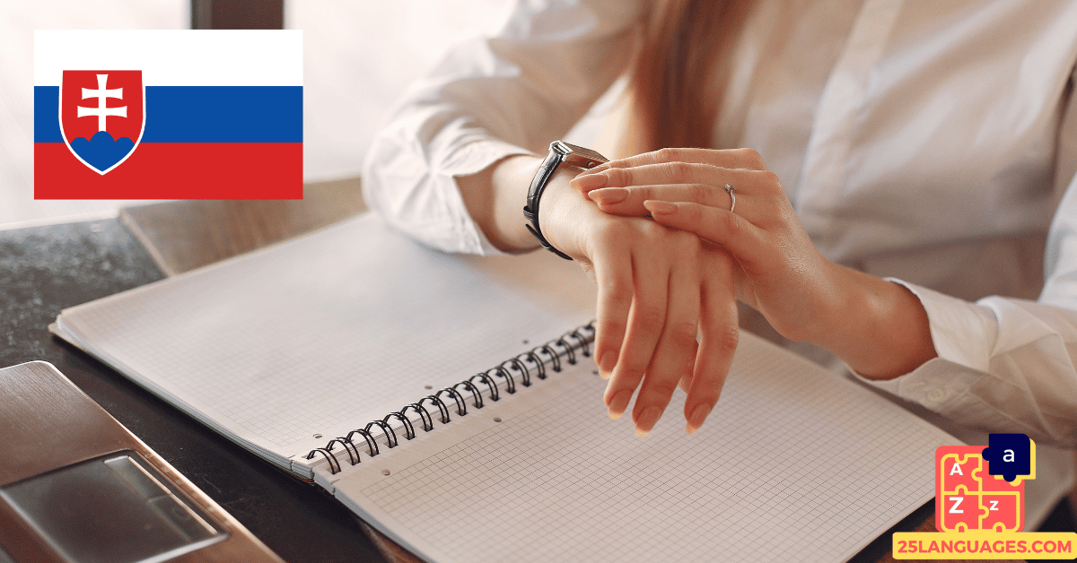 Learn Slovak - Phrases for Telling time