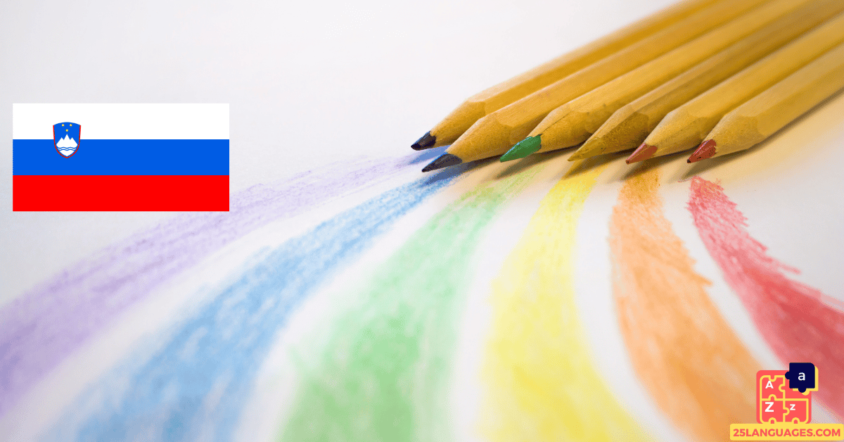 Learn Slovenian - Color Vocabulary