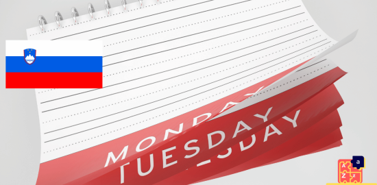 Learn Slovenian - Days of the Week