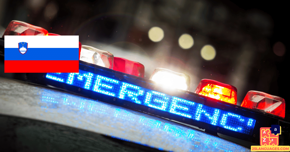 Learn Slovenian - Emergency Vocabulary