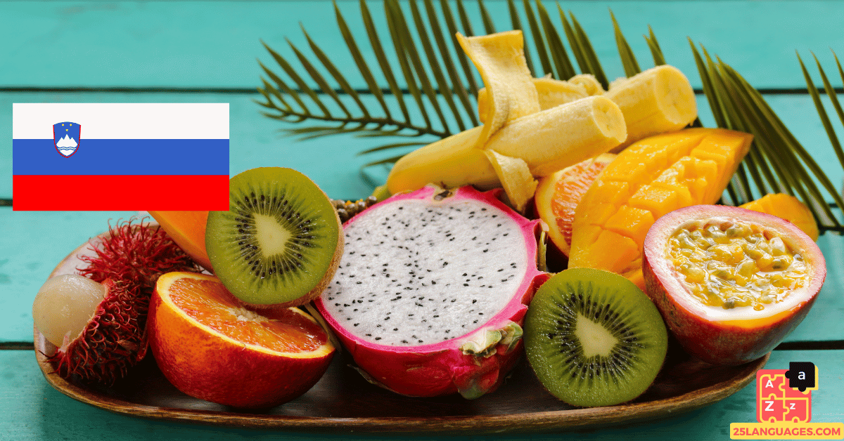 Learn Slovenian - Fruits