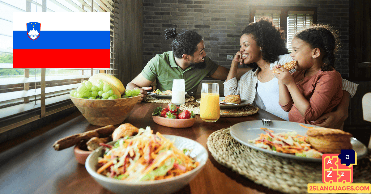 تعلم السلوفينية - عبارات للمحادثات مع العائلة