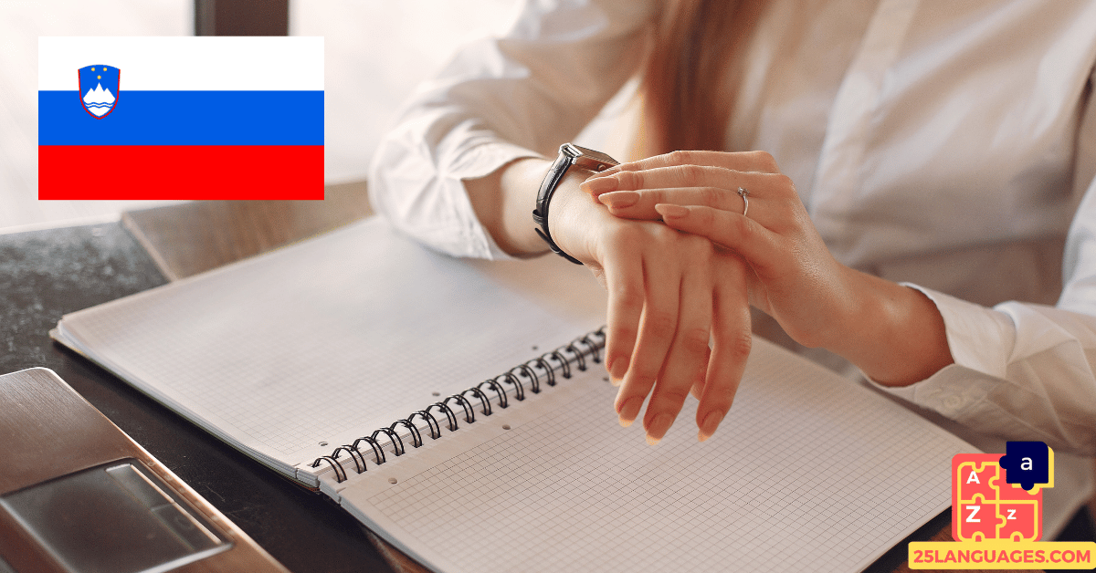 Learn Slovenian - Phrases for Telling time
