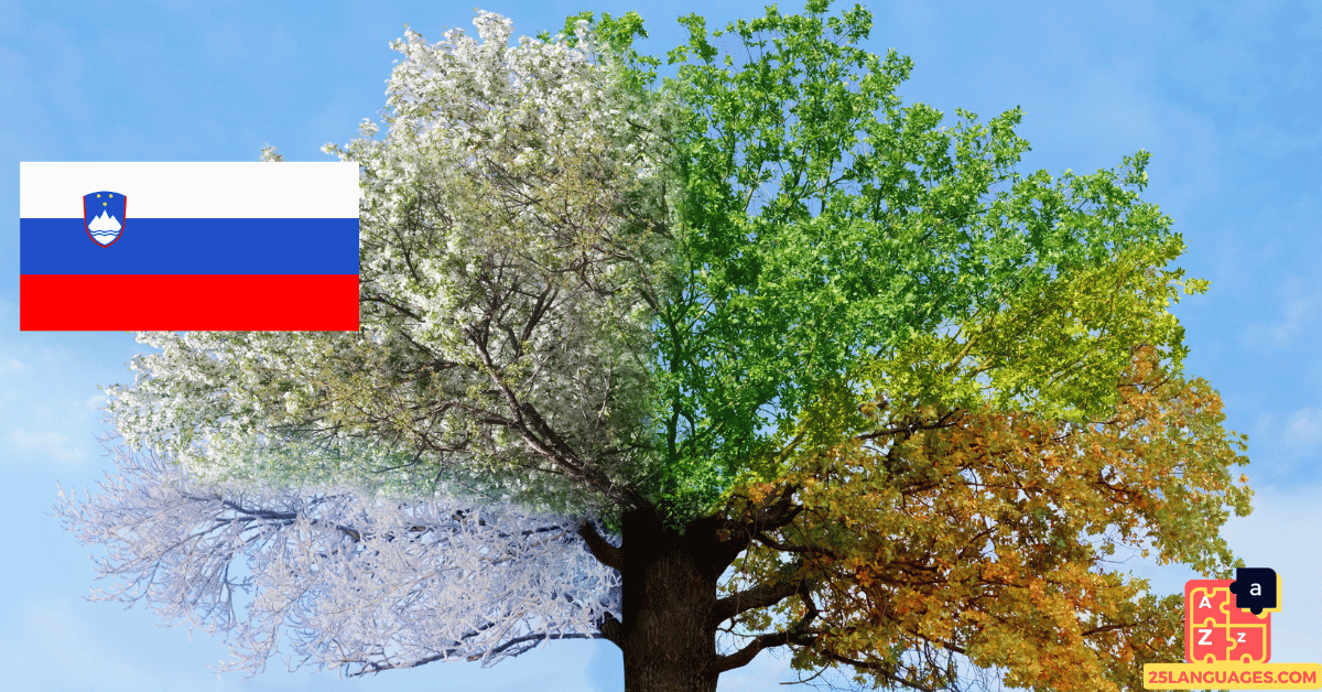 Learn Slovenian - Seasons and Months