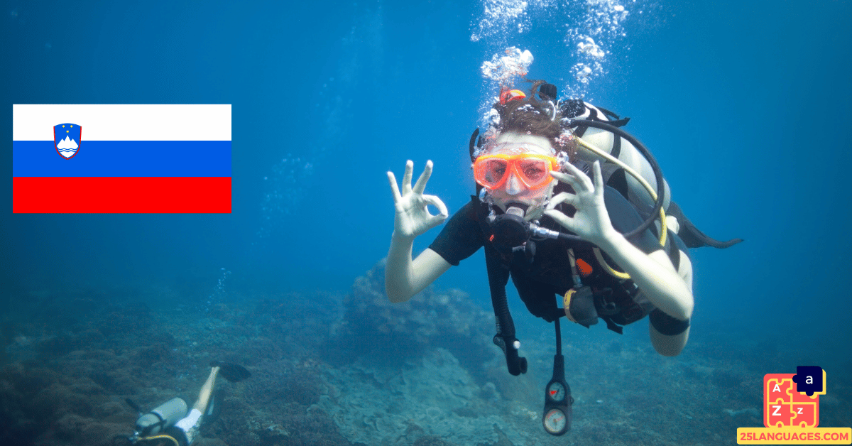 Learn Slovenian - Swimming and Diving Tools