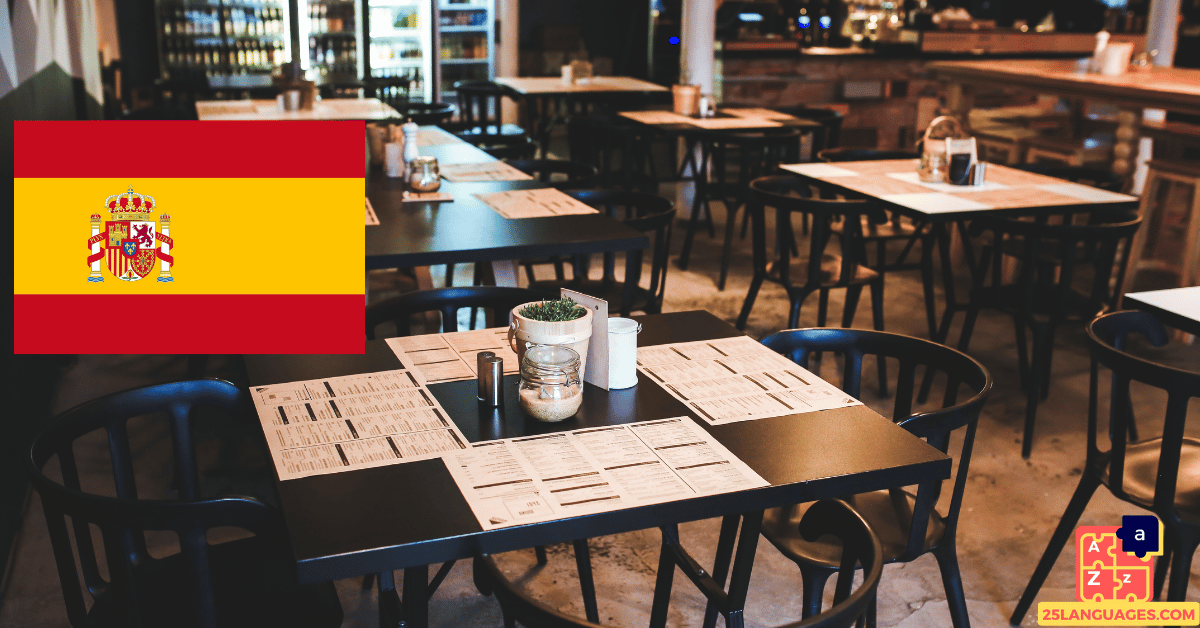 Learn Spanish - Cafe Vocabulary