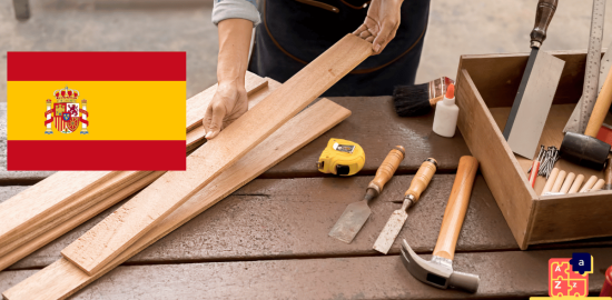 Learn Spanish - Carpenter Tools