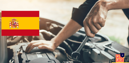 Learn Spanish - Mechanic Tools