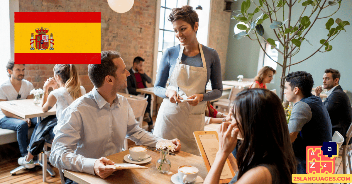 Learn Spanish - Phrases in the restaurant/cafe
