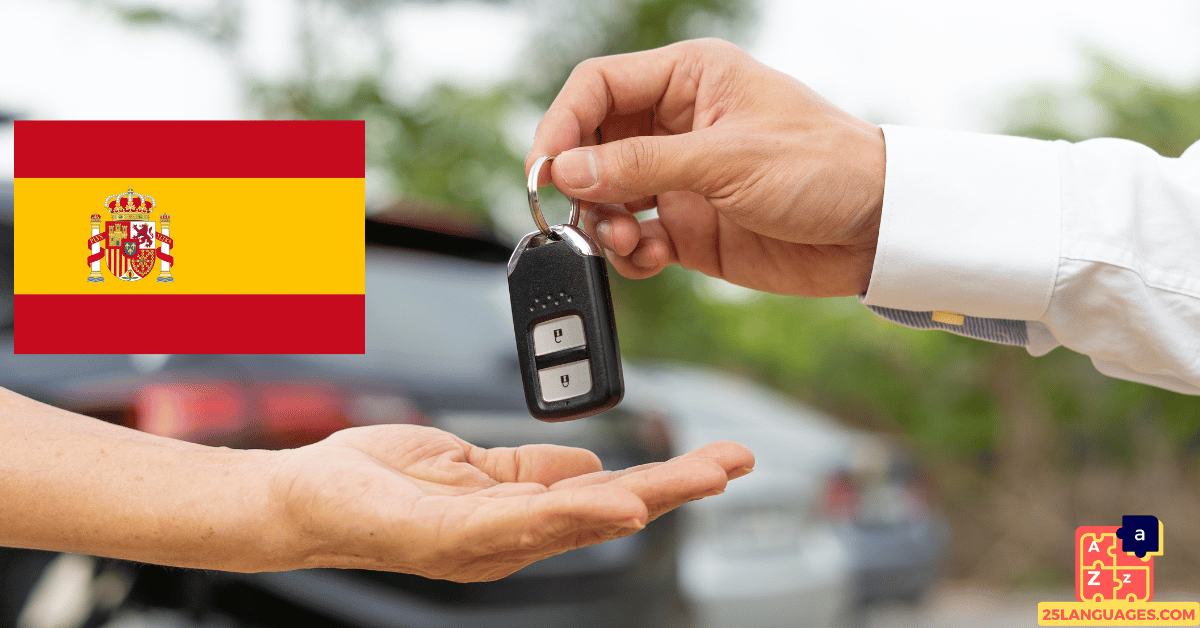 Learn Spanish - Car Rental Vocabulary