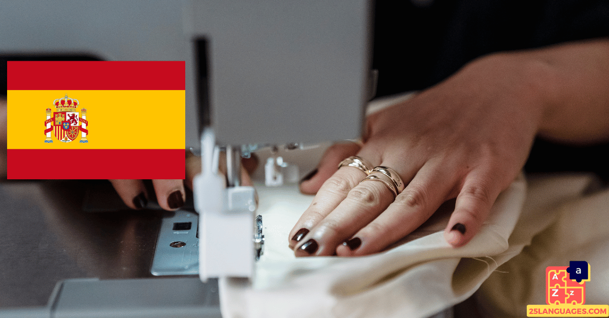 Learn Spanish - Sewing Tools