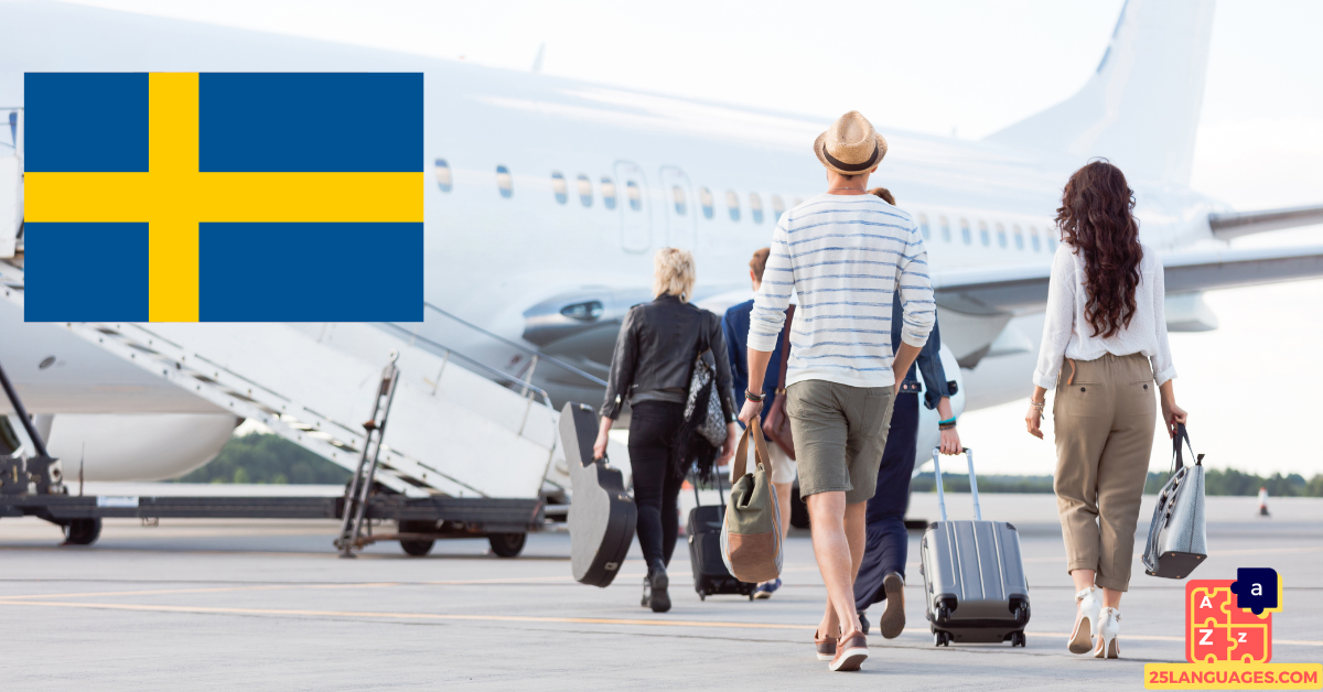 Learn Swedish - On the Airplane