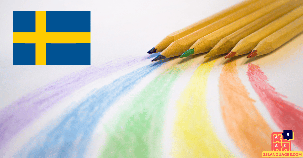 Learn Swedish - Color Vocabulary