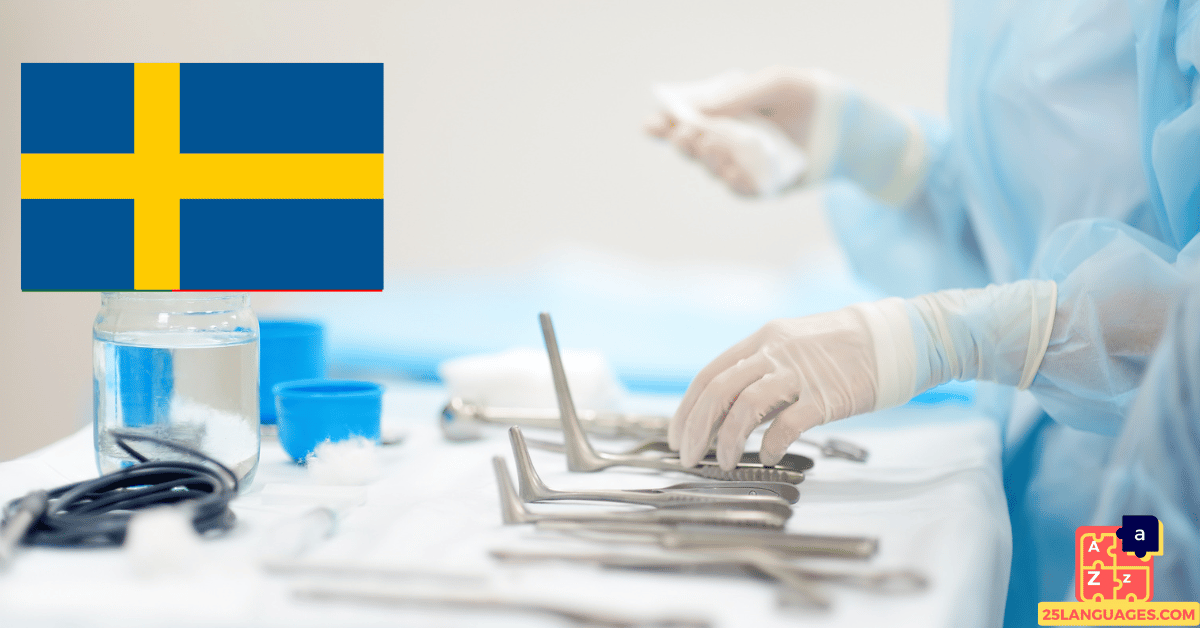 Learn Swedish - Doctor's Tools