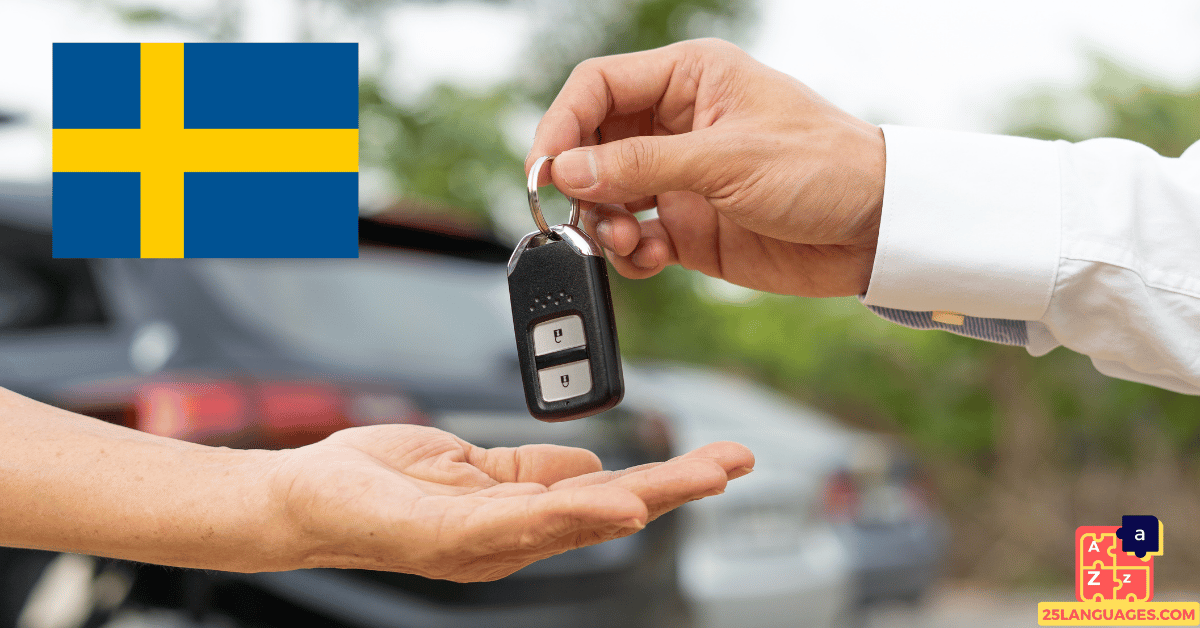 Learn Swedish - Car Rental Vocabulary