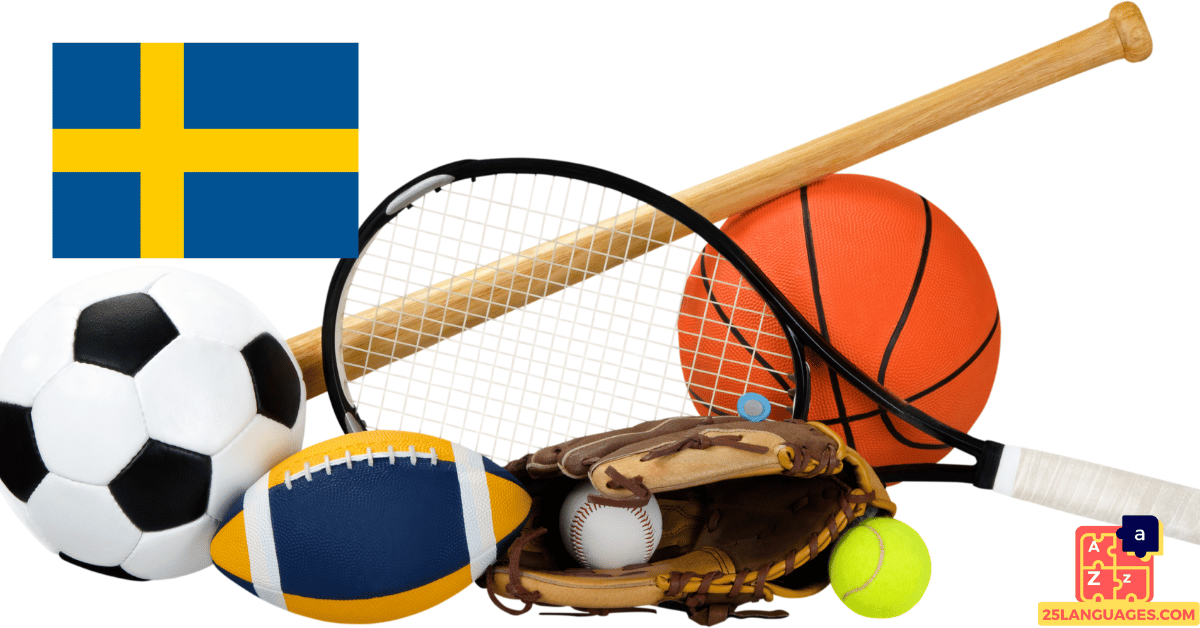 Learn Swedish - Sports Equipment