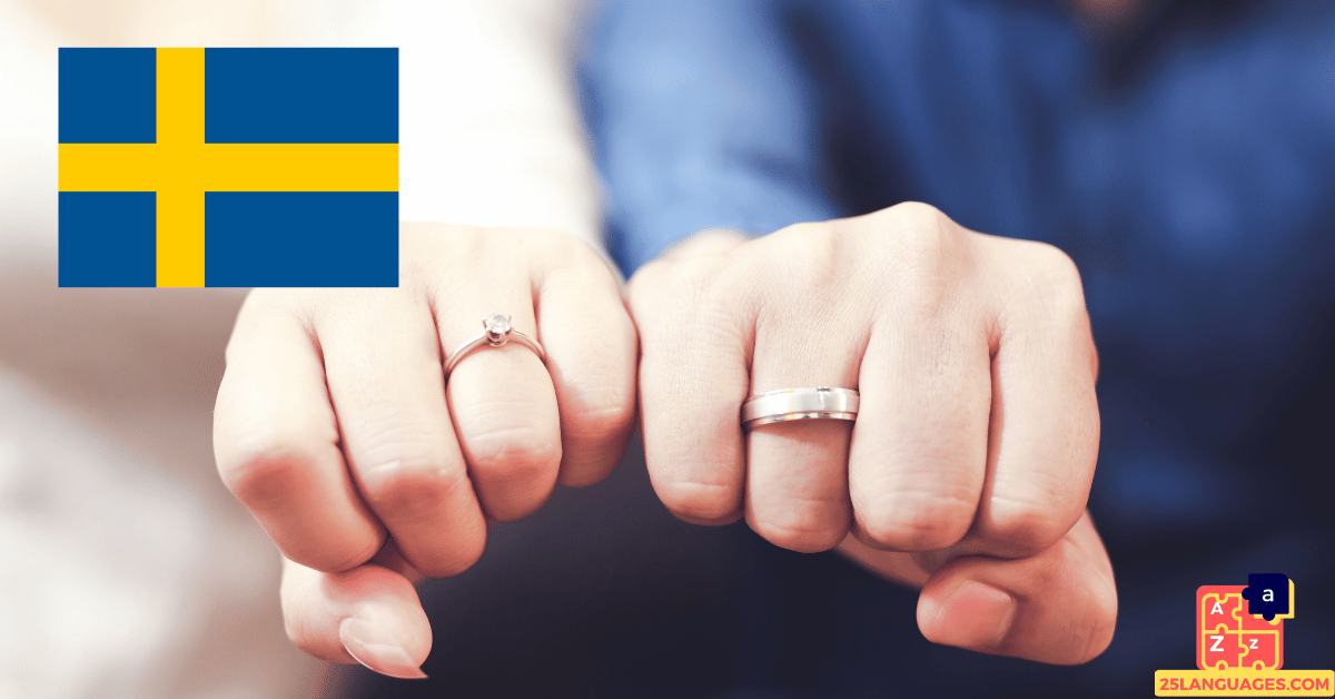 Learn Swedish - Wedding and Engagement Vocabulary